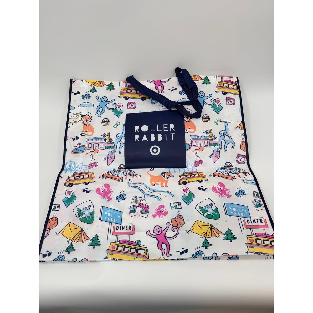Roller Rabbit X Target Exclusive Shopping Bag Tote 24” Rare Gift Promo